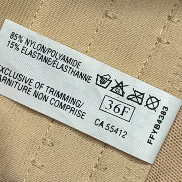 ⭐ NWT Fit Fully Yours Dream Jacquard Bra • Champagne • 36F ⭐ - Picture 5 of 7